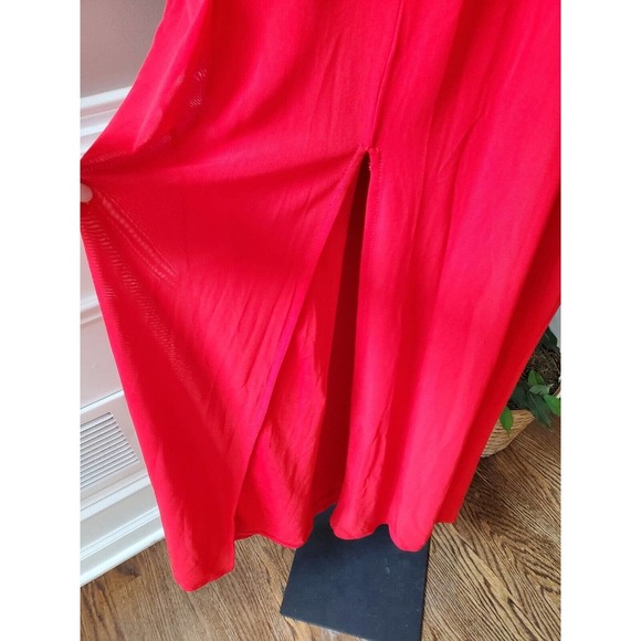 Fashion Nova Always A Good Time Ruffle Polyester Sleeveless Maxi Long Dress 1X - Picture 9 of 16